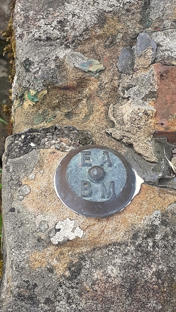 Environment Agency on Bridge parapet